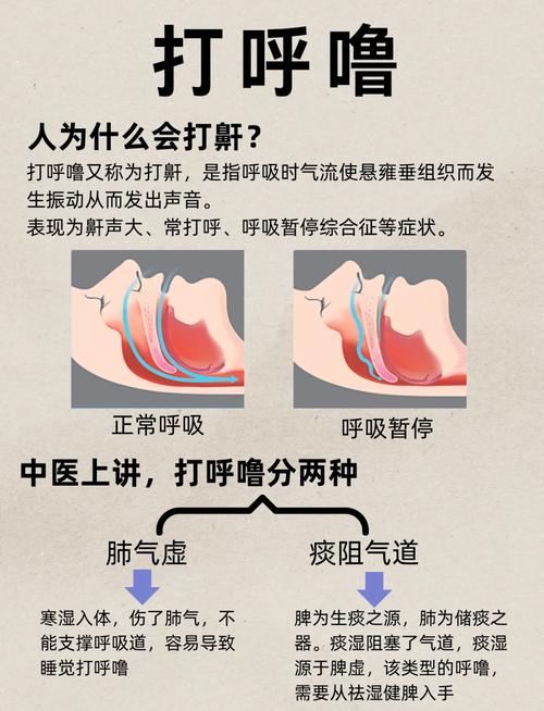 普通打鼾与睡眠呼吸暂停呼吸节律对比图