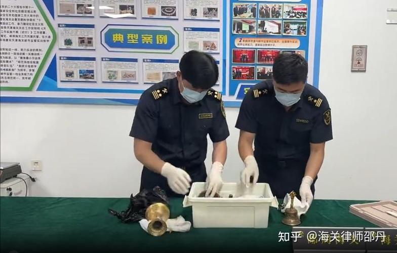 天津港口海关走私案件缉私取证现场示意图