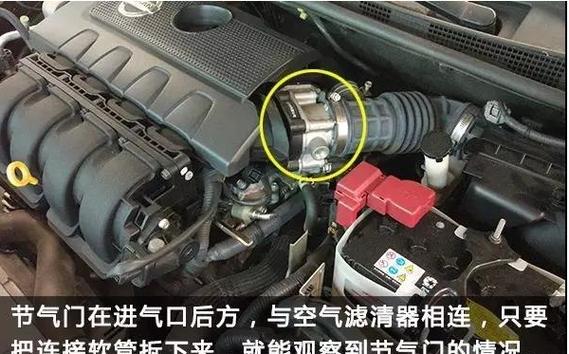 家用燃油车节气门安装位置示意图