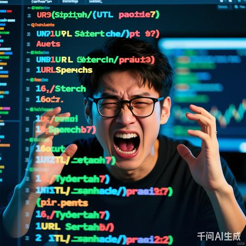 程序员盯着屏幕代码报错抓狂的样子实拍