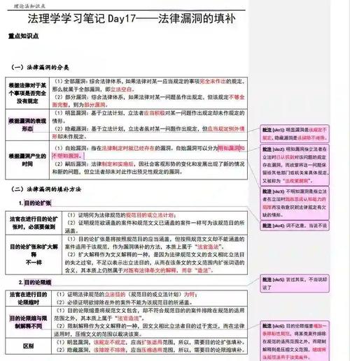 法律漏洞填补方法分类图