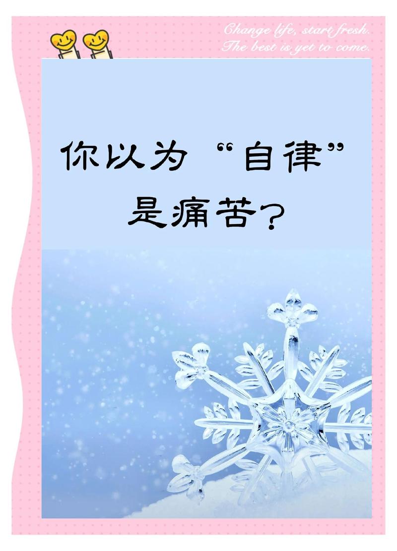再补一枪：别把自律当苦修