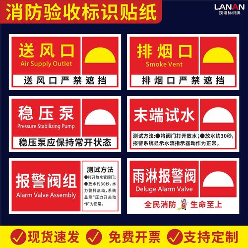 工厂车间阀门操作安全提示卡实拍图