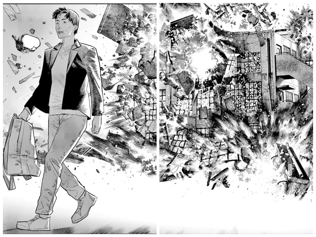再见绘梨最后爆炸场景漫画定格