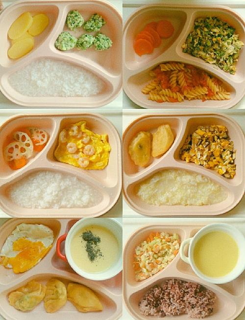 适合幼儿的淡口家常辅食摆放场景