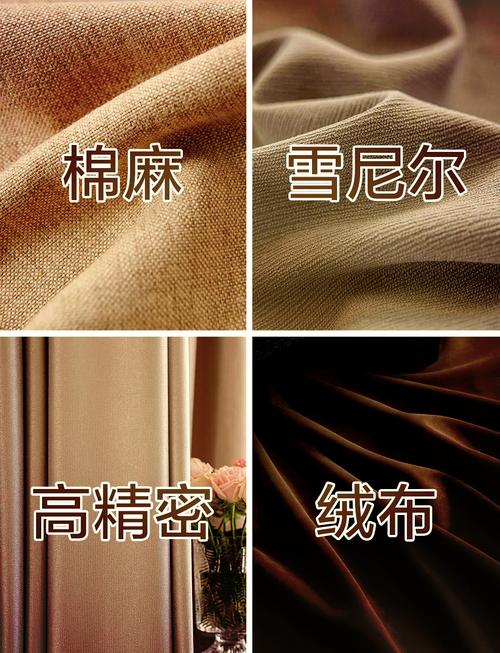 雪尼尔窗帘面料细节与克重对比