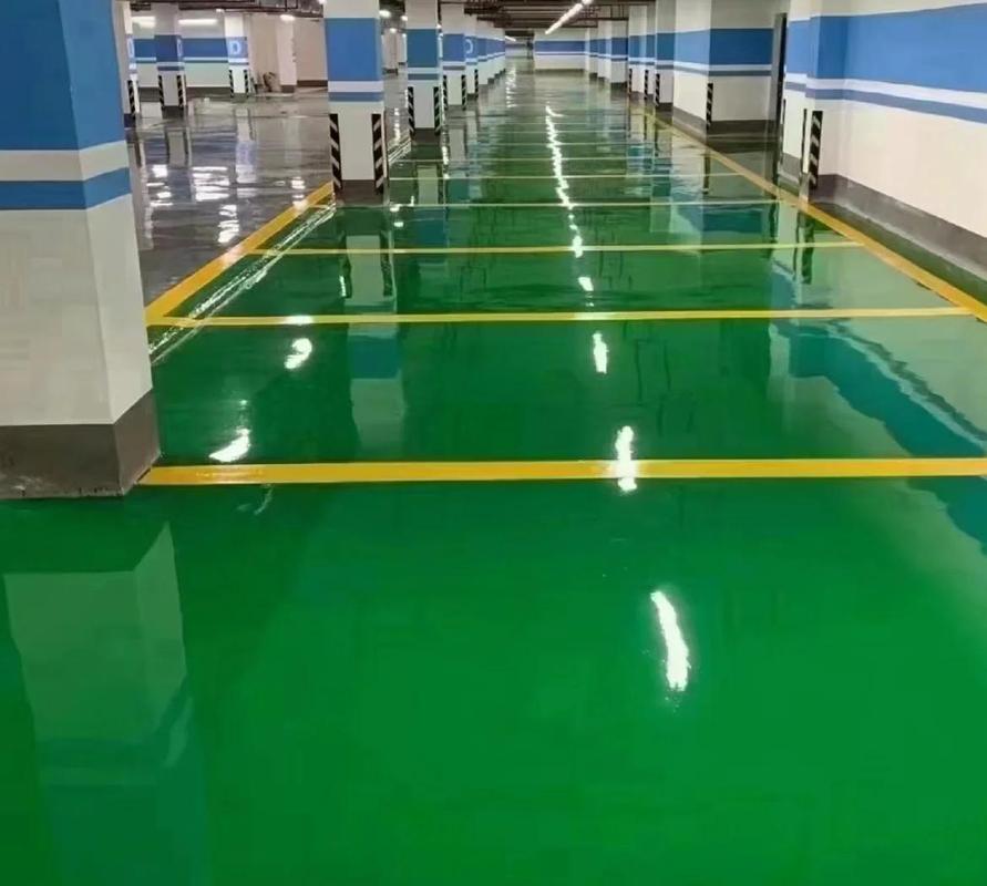 环氧地坪不同厚度对比样板展示