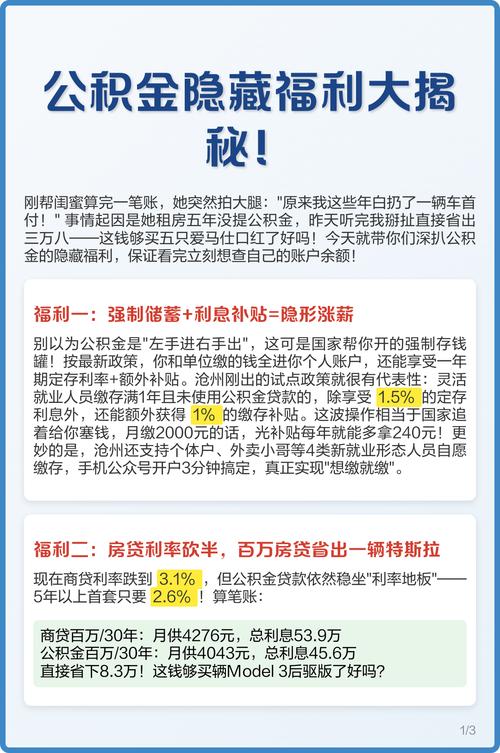 公积金的隐藏福利，很多人不会用