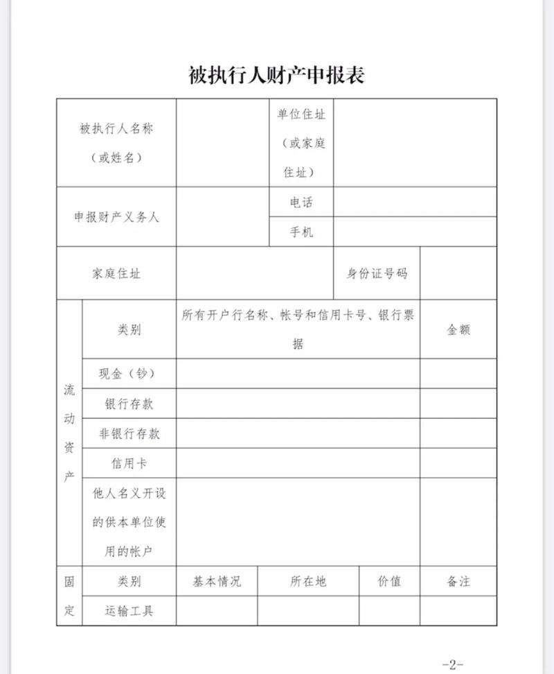 民间借贷被执行人代持商铺隐匿财产调查台账