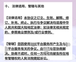 网购纠纷管辖连接点与法律适用区分示意图