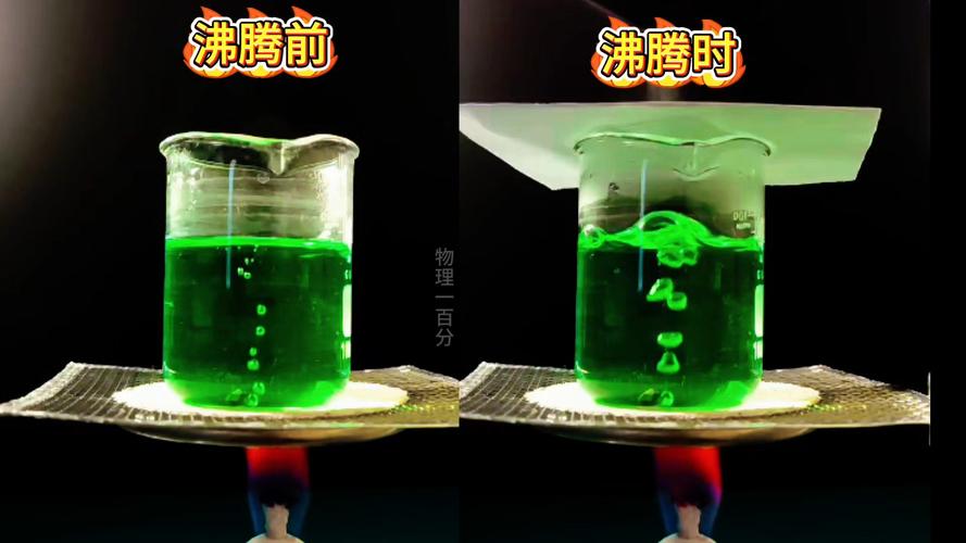 常温蒸发和沸腾水状态对比实验图