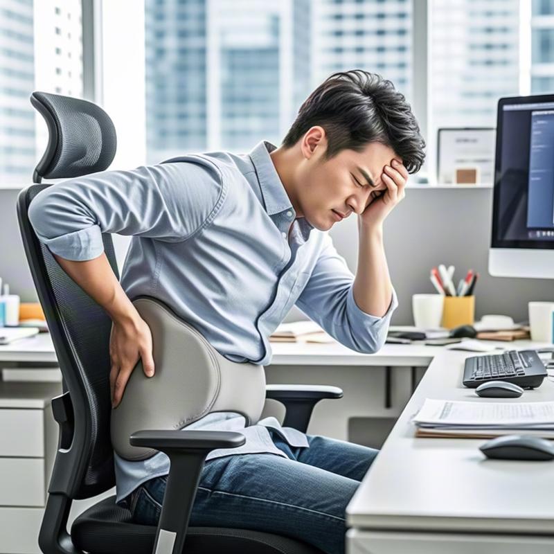 久坐办公人群关节僵硬状态图