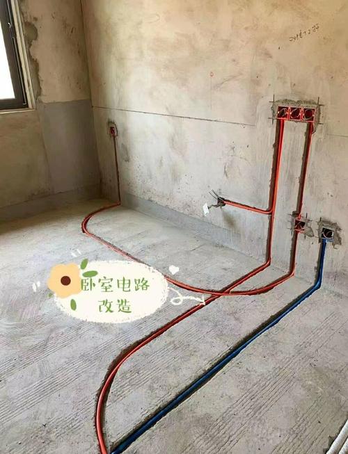 家庭影院装修水电布线现场图