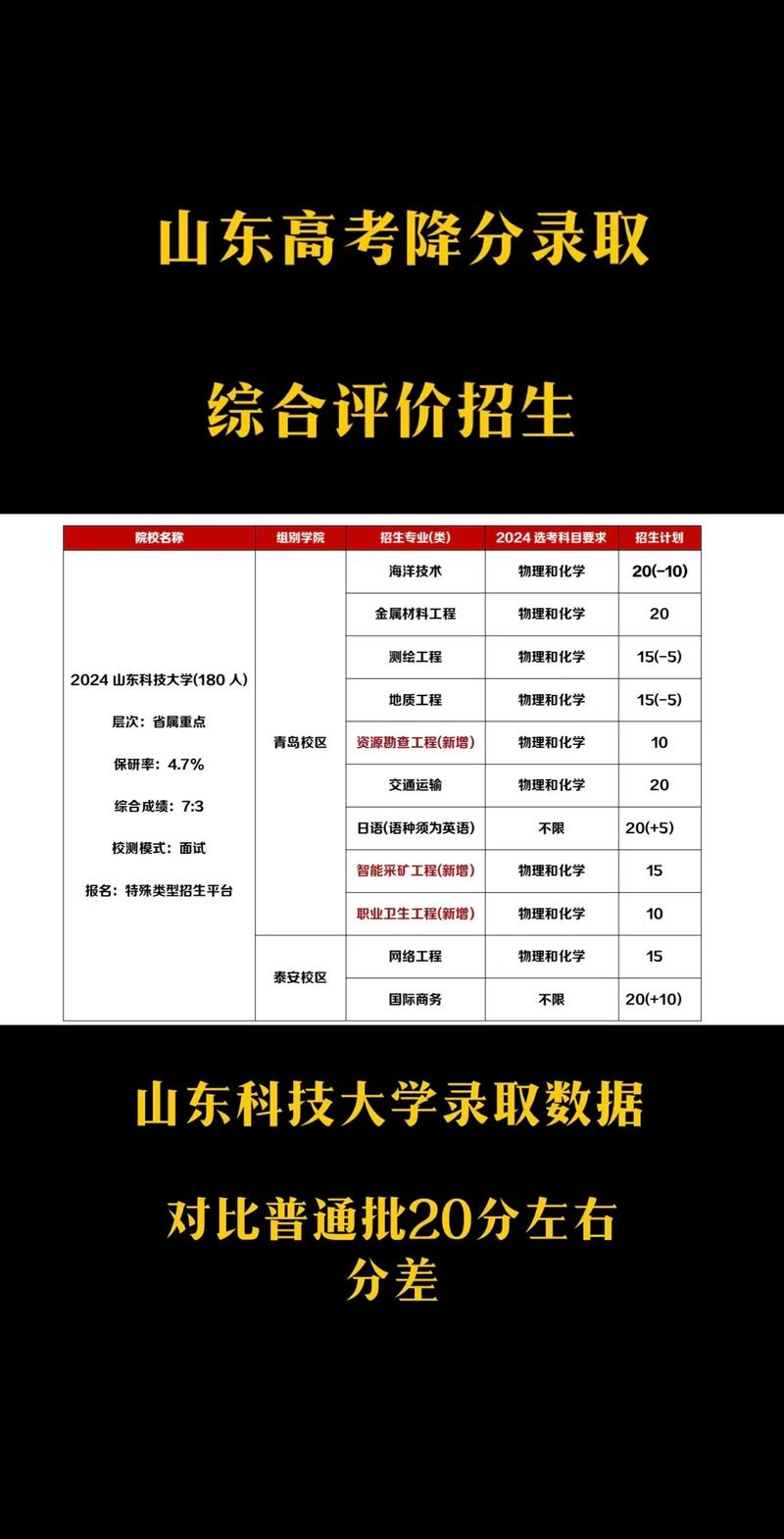 2024全国高校综合评价招生条件汇总表