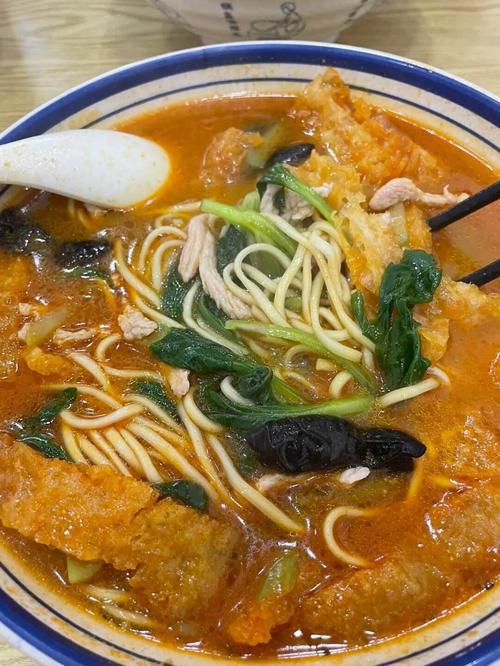 南漳武安镇老街郑家肉皮面门店实拍