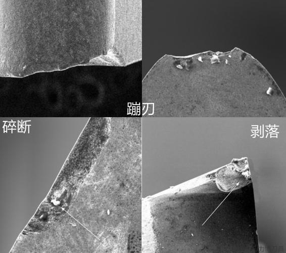 机械加工刀具后刀面磨损显微图
