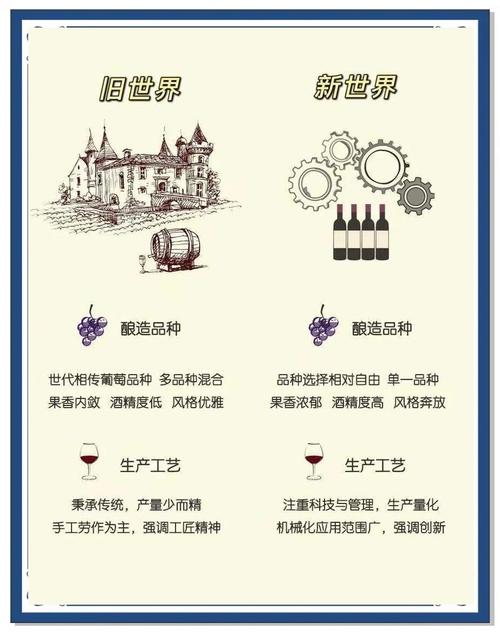 新旧世界红酒对比品鉴场景
