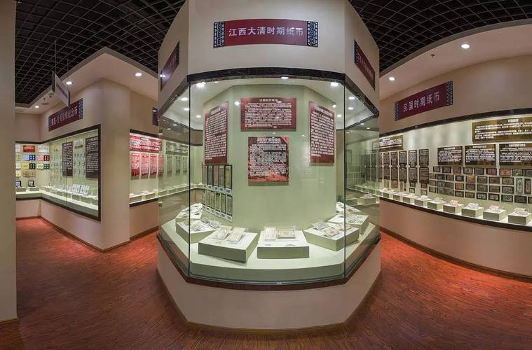 博物馆丝绸之路古国钱币展柜