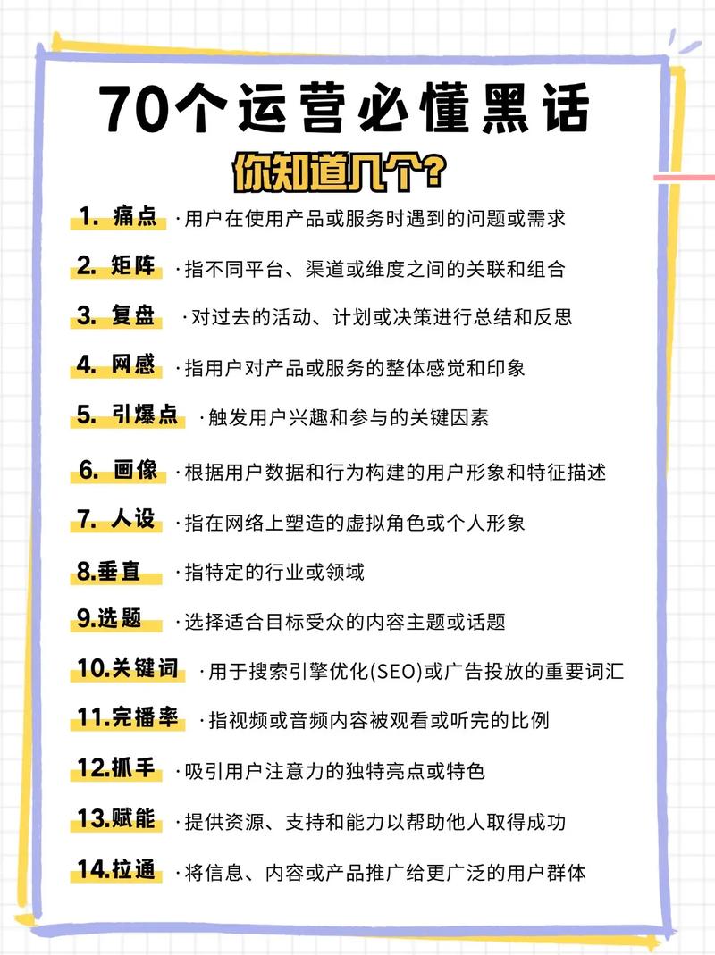 那些“行业黑话”你得懂点