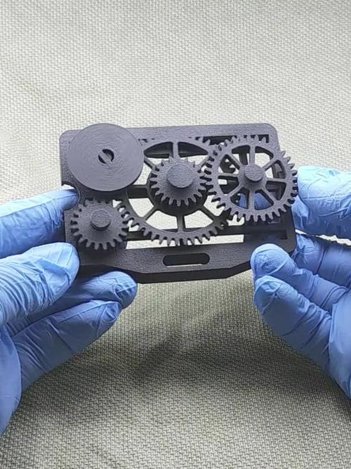 3D打印齿轮配合间隙干涉实物对比图