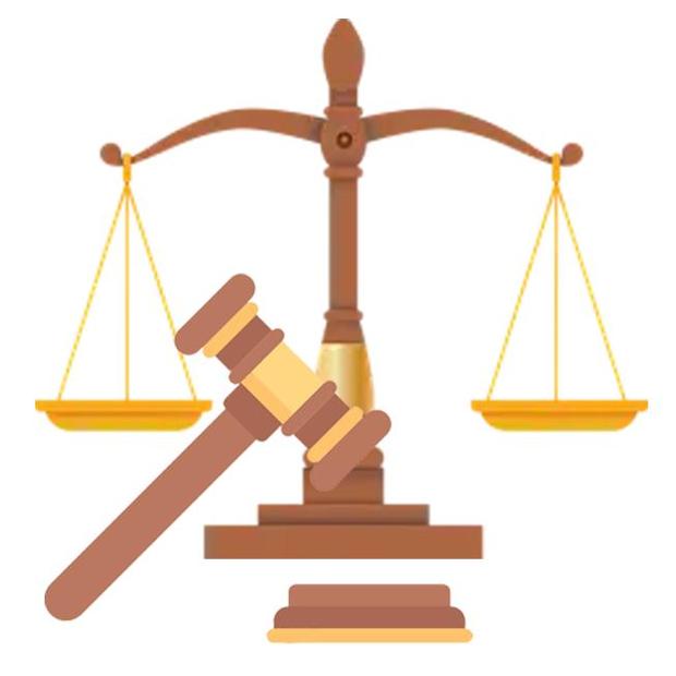 法官自由裁量权平衡天平示意图