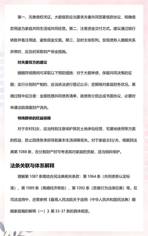 民法典夫妻共同债务认定规则图解