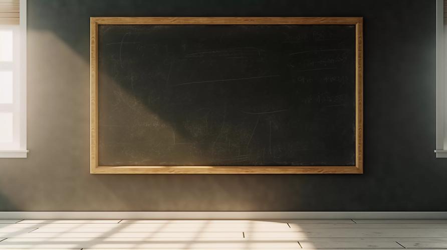 中学教室公告栏贴满打印版黑色班规的实拍图