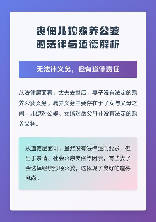 丧偶儿媳赡养公婆法律认定