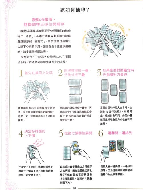 塔罗占卜前的洗牌切牌准备步骤图