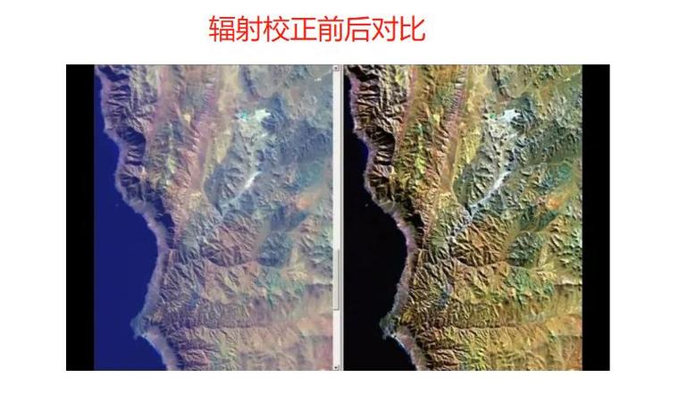 民用遥感卫星植被干扰信号校正示意图