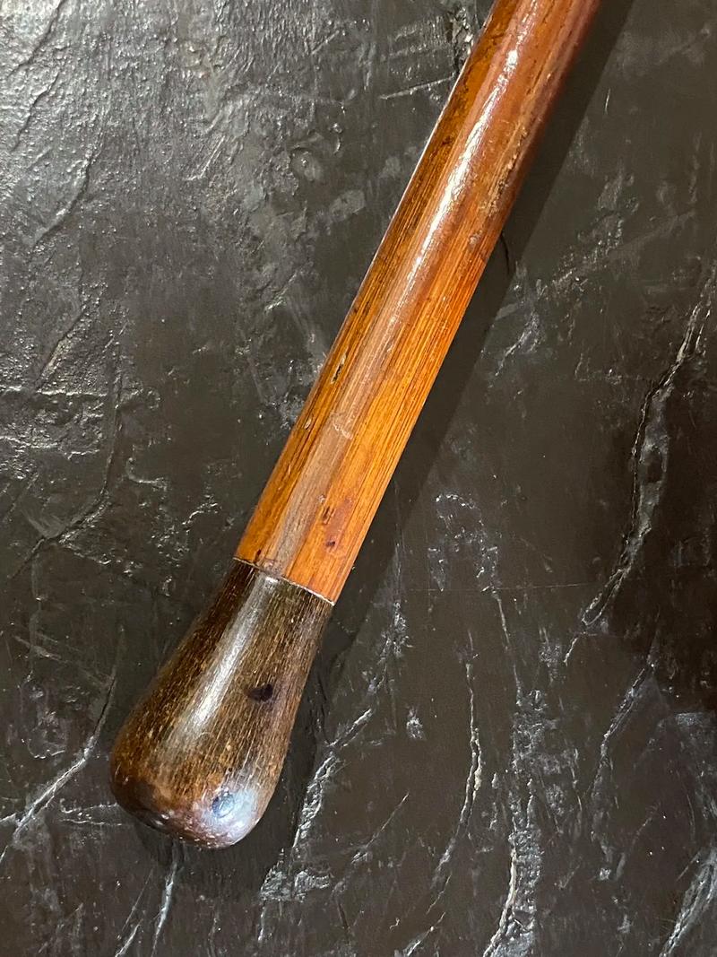 马六甲藤手杖杖身纹理细节