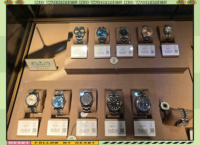 二手表店陈列展示柜