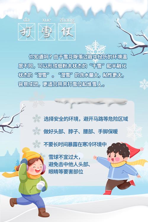 带娃玩雪学习的几个实用小提醒