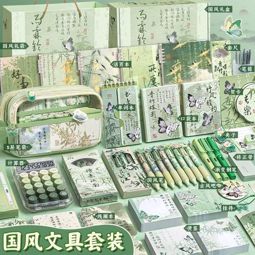 符合国标GB21027标准的学生文具套装细节图
