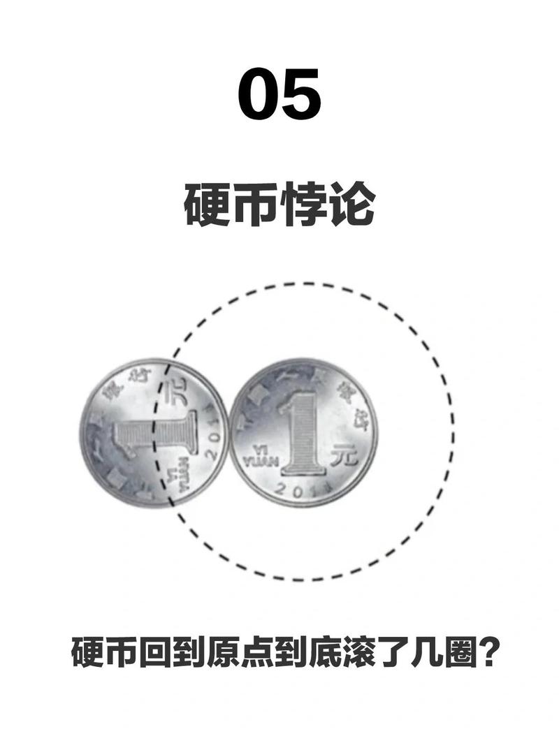 转硬币与半导体比特状态对比示意图