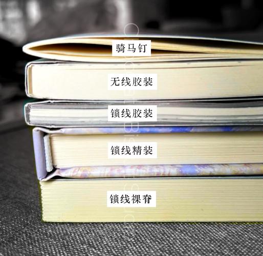 各种装订方式的照片日记本平摊对比