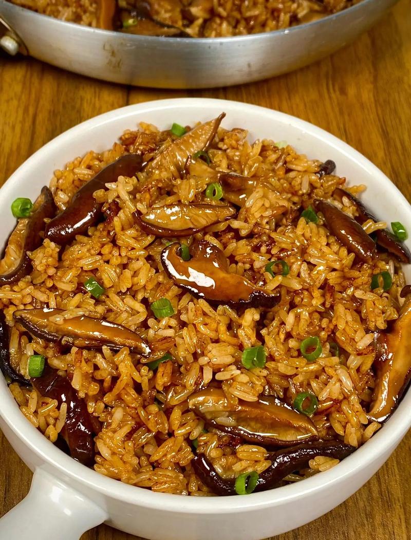 菌菇玉米焖饭,一锅出不用额外炒菜