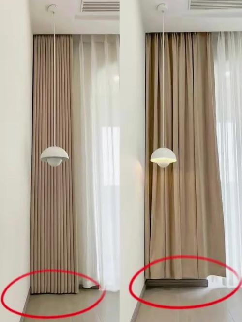 窗帘离地高度正确示范卧室落地窗