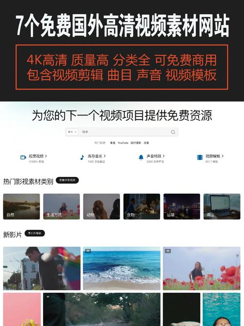 视频素材网站视频特效商用授权声明界面