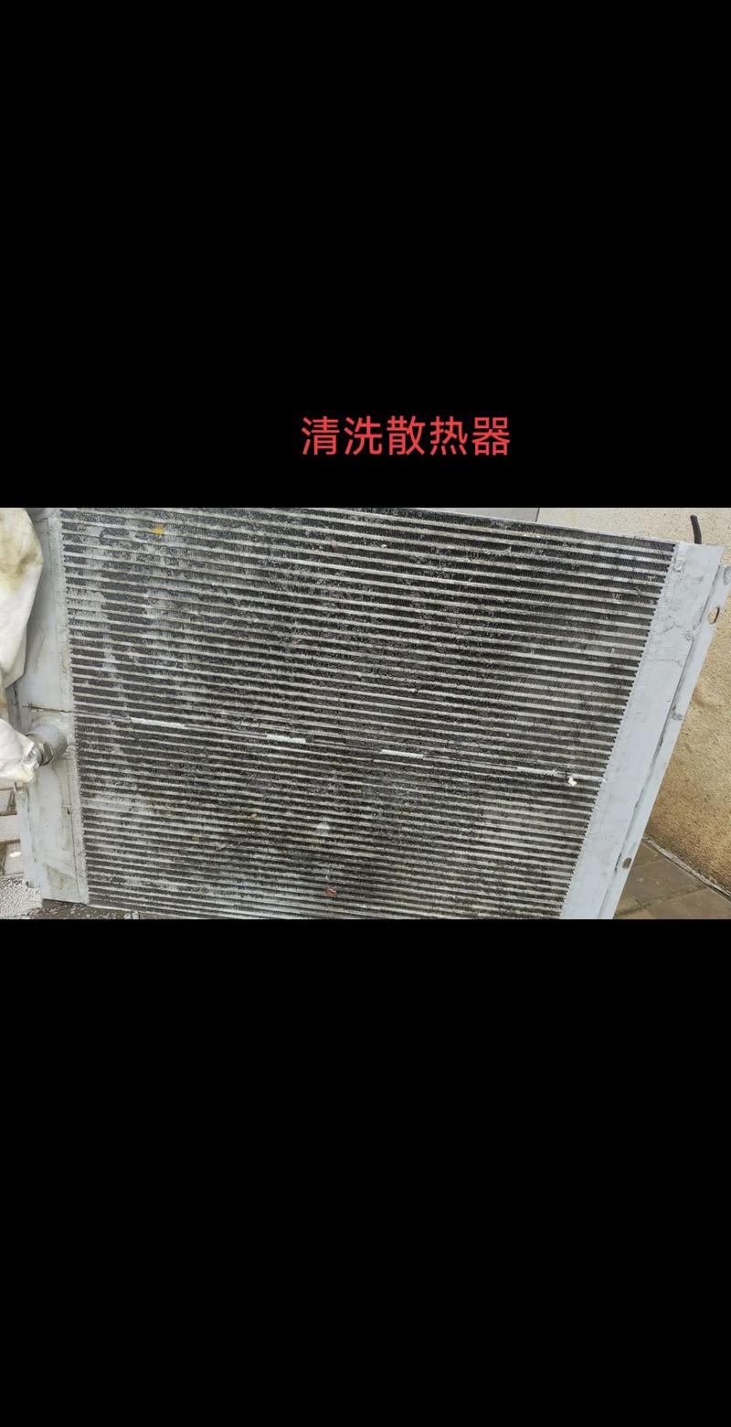 工业液压系统风冷散热器堵塞清理