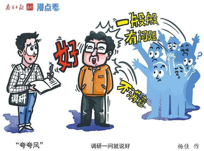 用户调研谎言与真实行为对比漫画