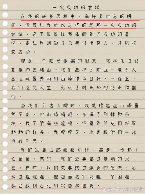写给第一次尝试的你