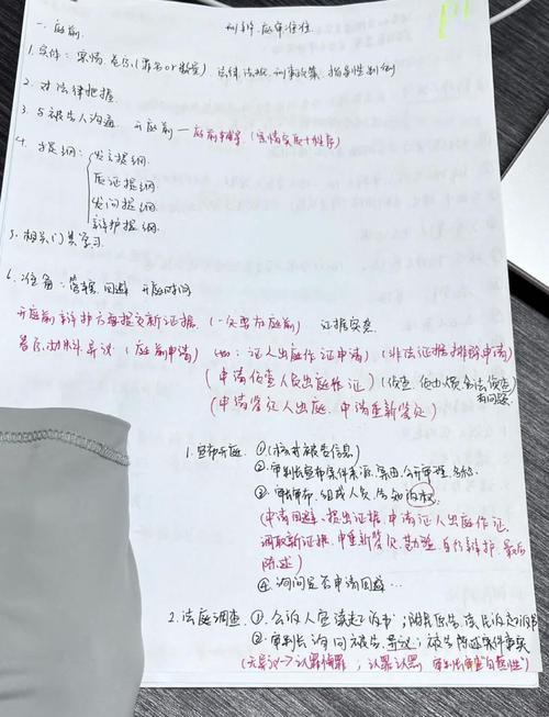 法院刑事审判庭量刑评议手写笔记实拍