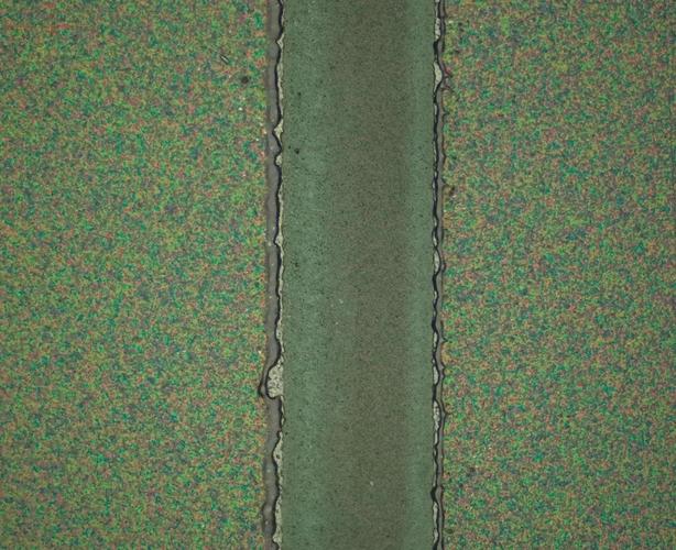 钙钛矿光伏组件激光划线工艺实景