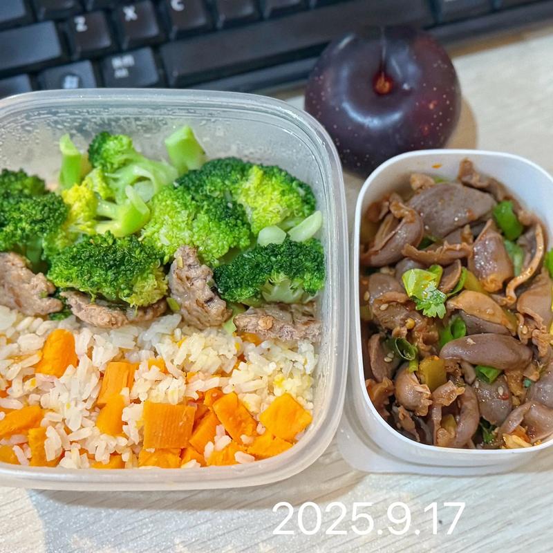 办公室带饭减肥餐成品图