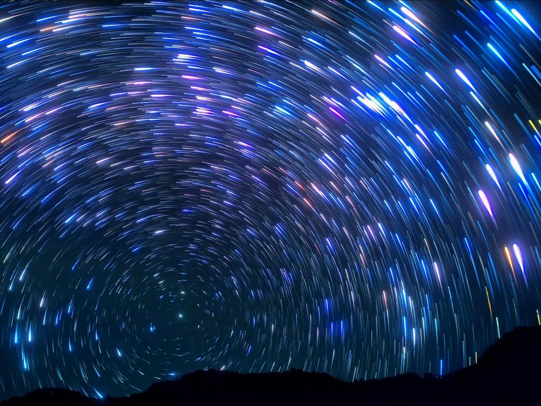 夜间星空延时Vlog震撼开场画面