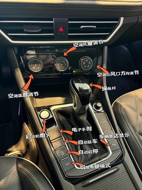 汽车空调出风口测温位置示意图