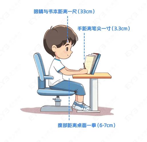 正确从高处取书姿势示意图