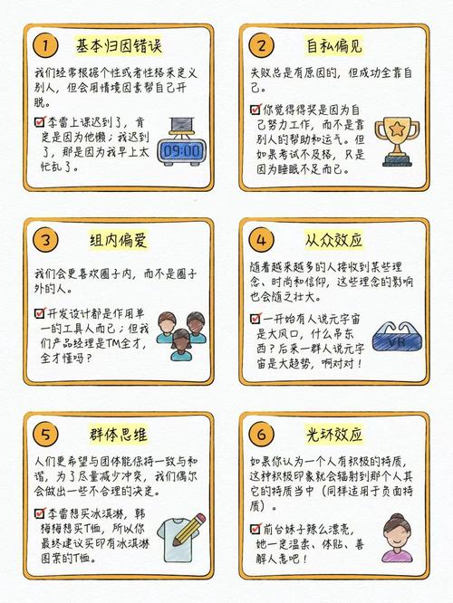 大家容易踩的认知偏差