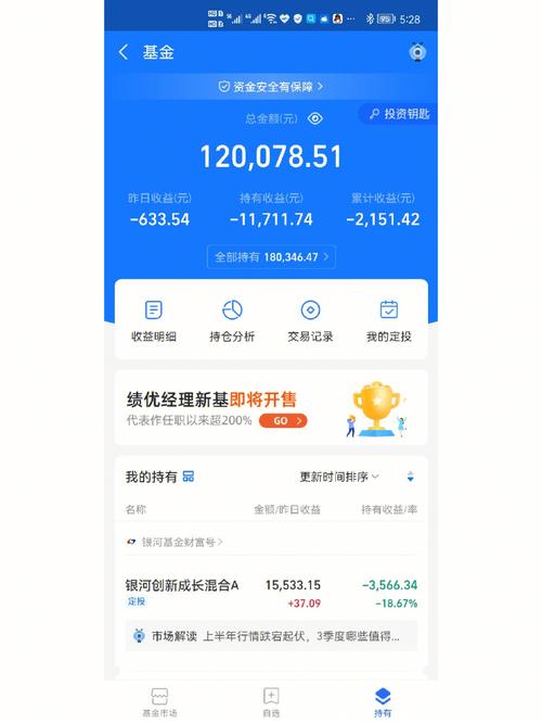 支付宝基金每周自动定投扣款设置截图